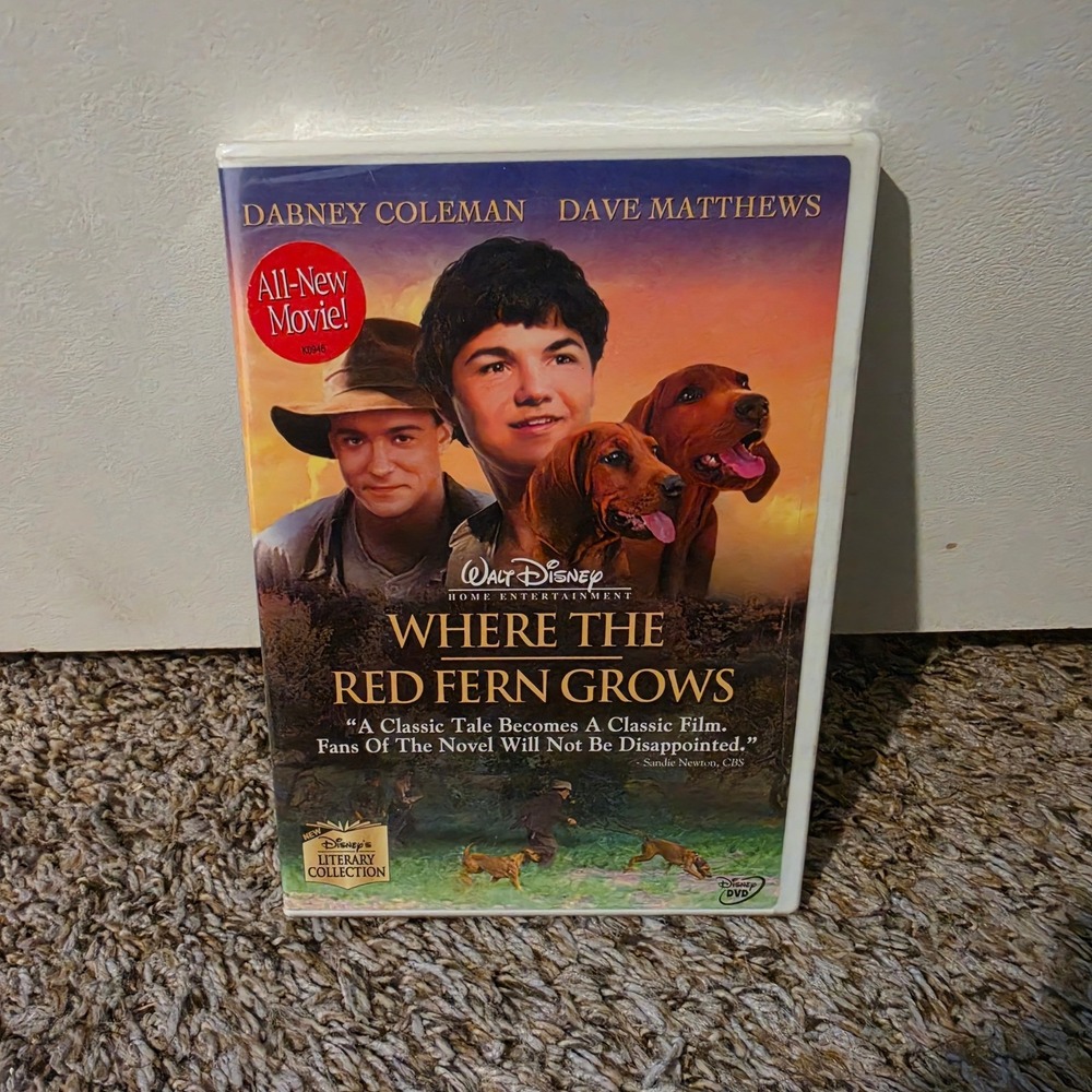 Where the Red Fern Grows DVD 2003 Disney Dave Matthews Dabney Coleman New Sealed